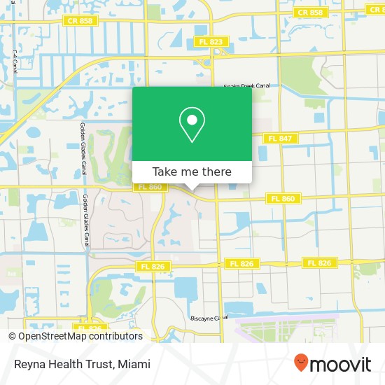 Mapa de Reyna Health Trust