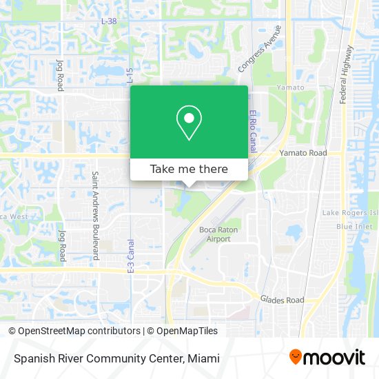 Spanish River Community Center map