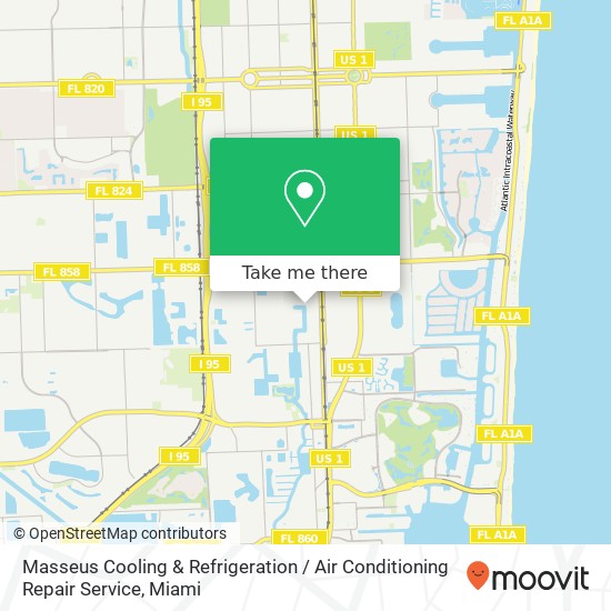 Mapa de Masseus Cooling & Refrigeration / Air Conditioning Repair Service