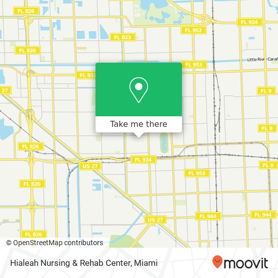 Hialeah Nursing & Rehab Center map