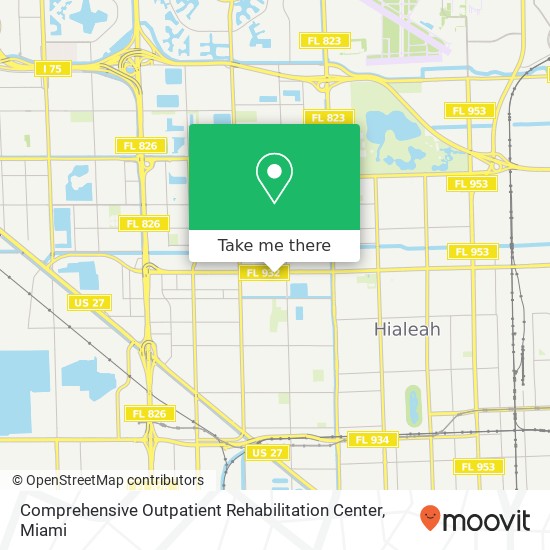 Mapa de Comprehensive Outpatient Rehabilitation Center