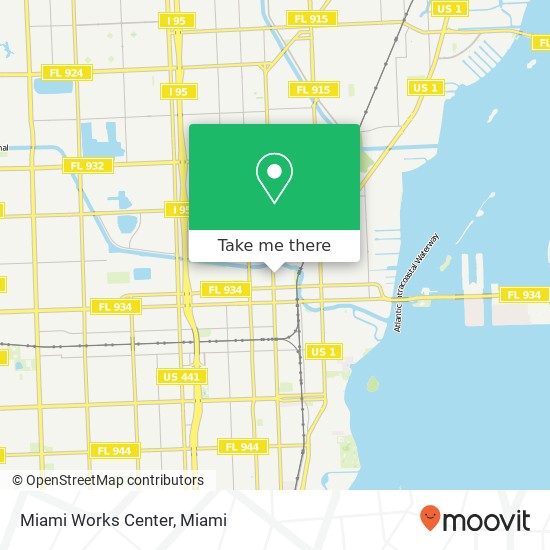 Miami Works Center map