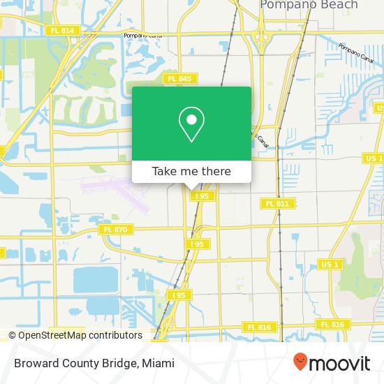 Broward County Bridge map