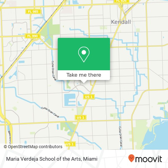 Maria Verdeja School of the Arts map