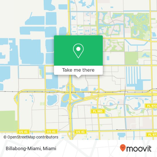 Billabong-Miami map