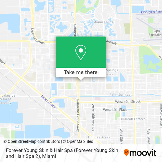 Mapa de Forever Young Skin & Hair Spa (Forever Young Skin and Hair Spa 2)