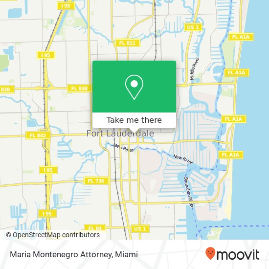 Mapa de Maria Montenegro Attorney