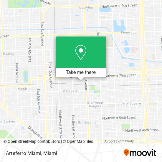 Mapa de Arteferro Miami