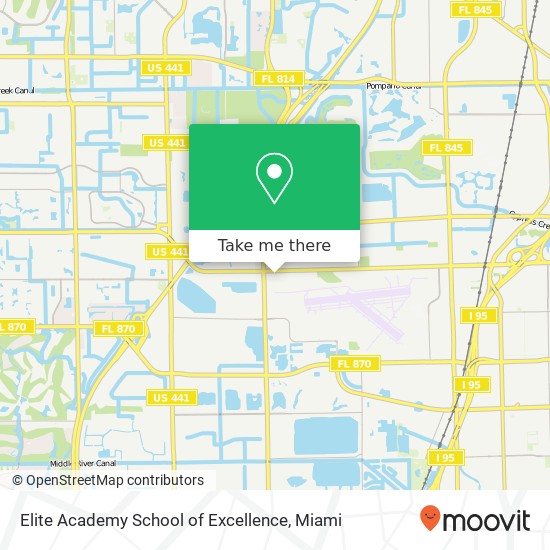 Elite Academy School of Excellence map