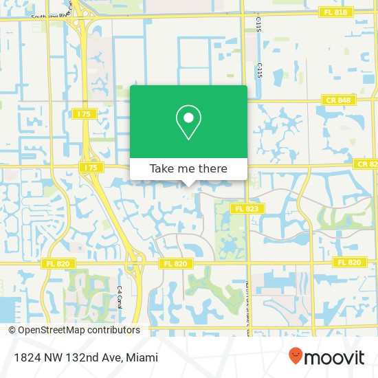 Mapa de 1824 NW 132nd Ave