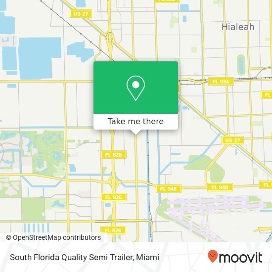 South Florida Quality Semi Trailer map