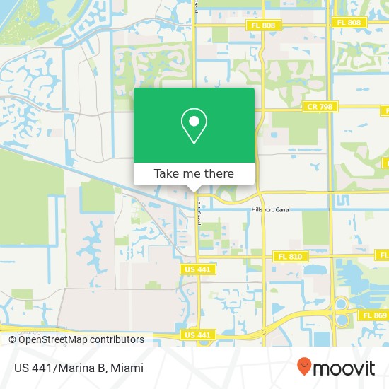 Mapa de US 441/Marina B