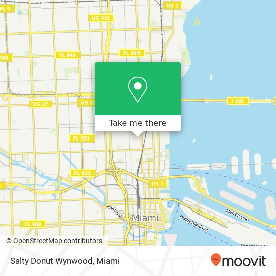 Mapa de Salty Donut Wynwood