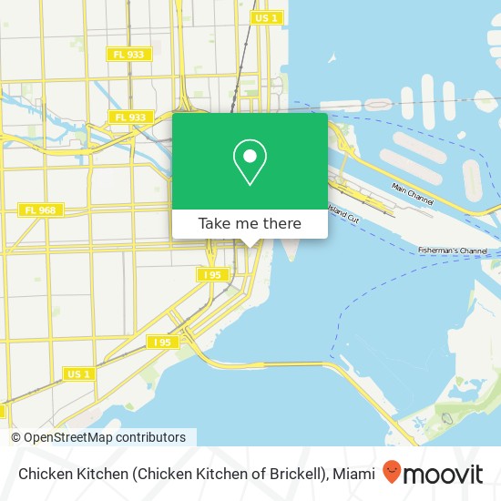 Mapa de Chicken Kitchen (Chicken Kitchen of Brickell)