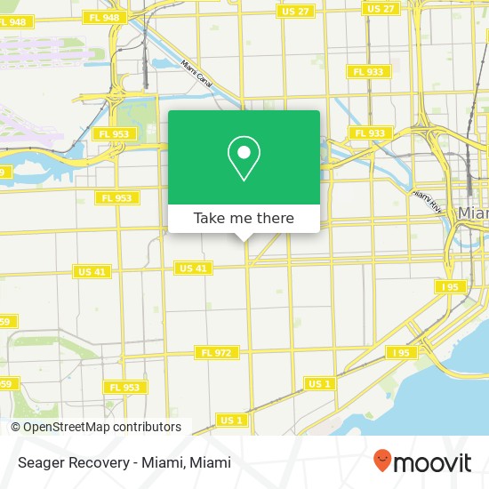 Mapa de Seager Recovery - Miami