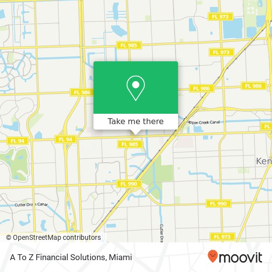 A To Z Financial Solutions map