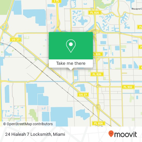 24 Hialeah 7 Locksmith map