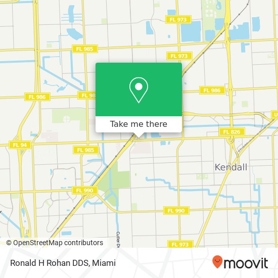 Ronald H Rohan DDS map