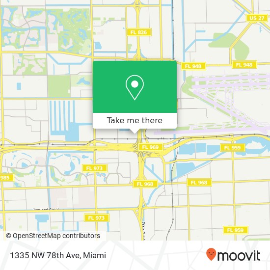 1335 NW 78th Ave map