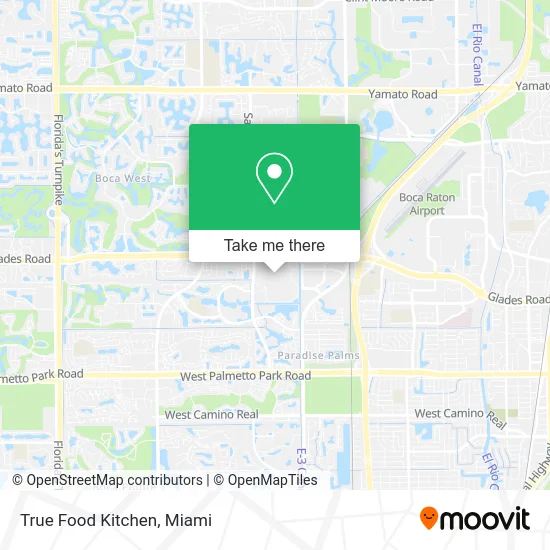 True Food Kitchen map