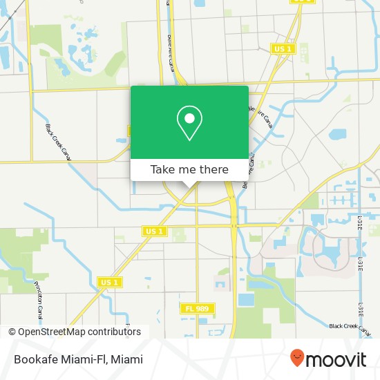 Bookafe Miami-Fl map