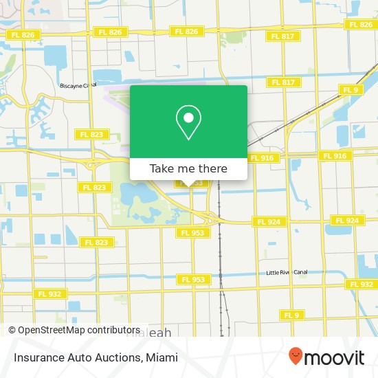 Insurance Auto Auctions map