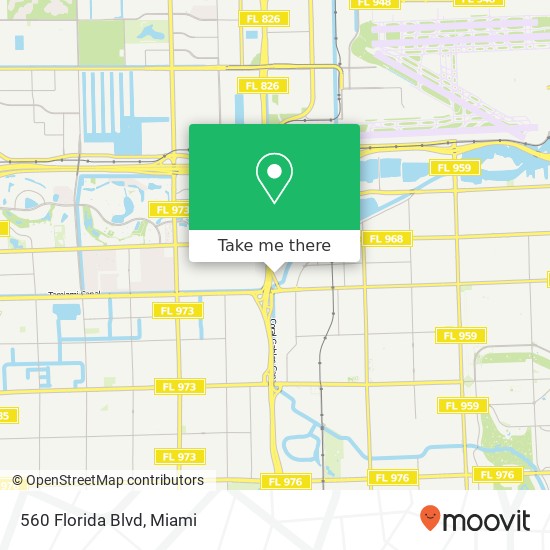 560 Florida Blvd map