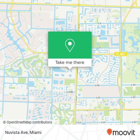 Nuvista Ave map