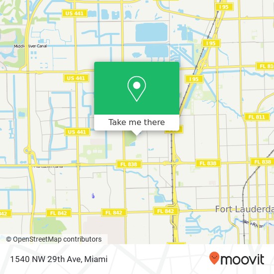 1540 NW 29th Ave map