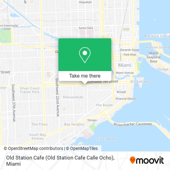 Mapa de Old Station Cafe (Old Station Cafe Calle Ocho)