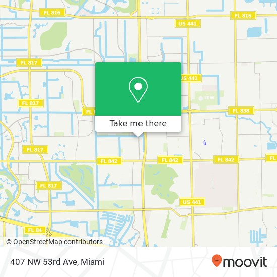 407 NW 53rd Ave map