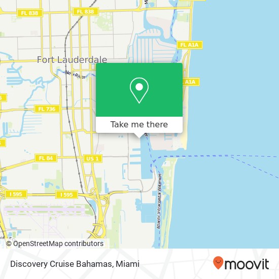 Discovery Cruise Bahamas map