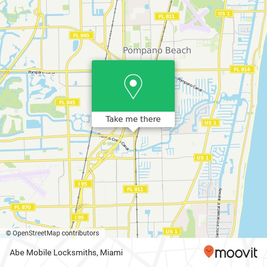 Abe Mobile Locksmiths map