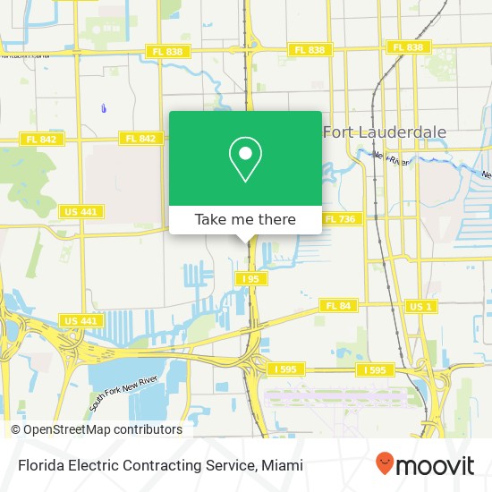 Florida Electric Contracting Service map