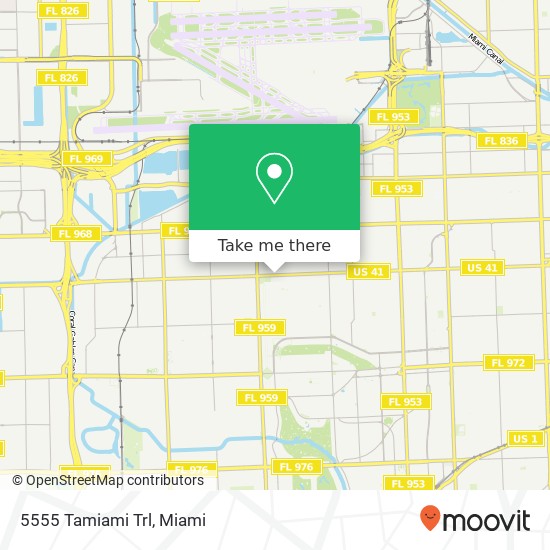 5555 Tamiami Trl map