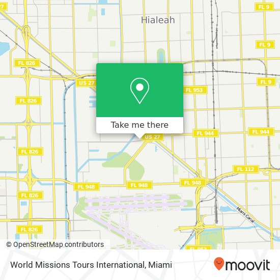 World Missions Tours International map