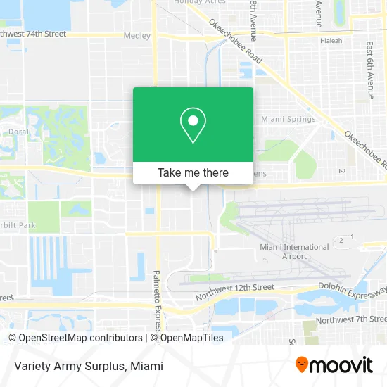 Variety Army Surplus map