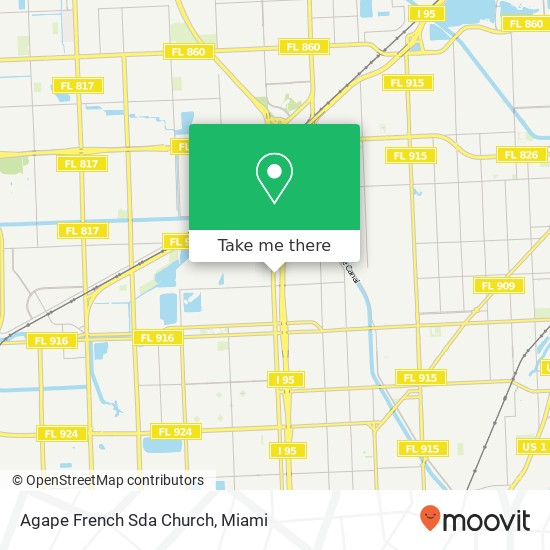 Agape French Sda Church map