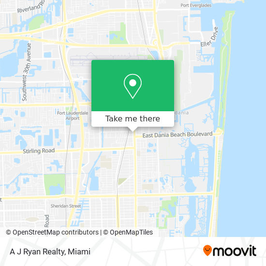 A J Ryan Realty map