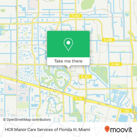 Mapa de HCR Manor Care Services of Florida III