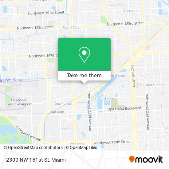 Mapa de 2300 NW 151st St