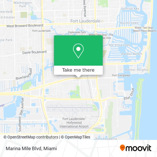 Mapa de Marina Mile Blvd