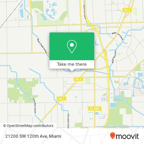 21200 SW 120th Ave map