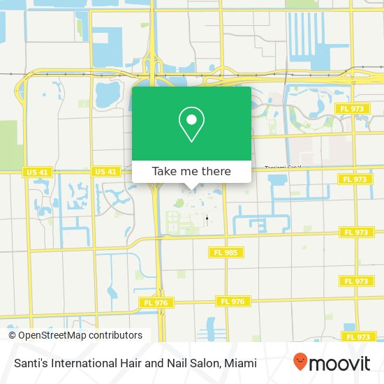 Santi's International Hair and Nail Salon map