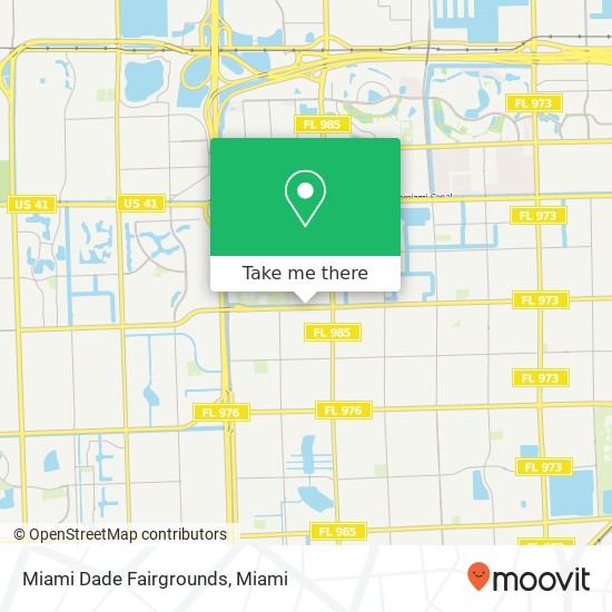 Miami Dade Fairgrounds map