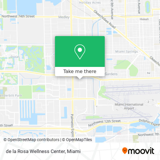 de la Rosa Wellness Center map