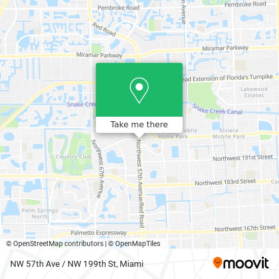 Mapa de NW 57th Ave / NW 199th St