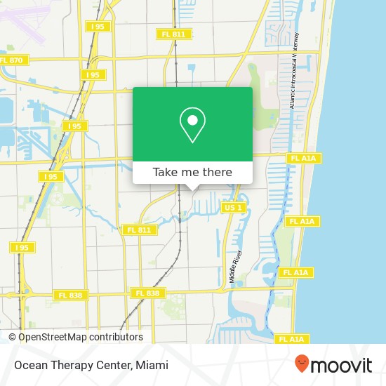 Mapa de Ocean Therapy Center