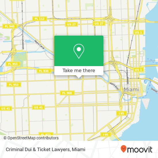 Mapa de Criminal Dui & Ticket Lawyers