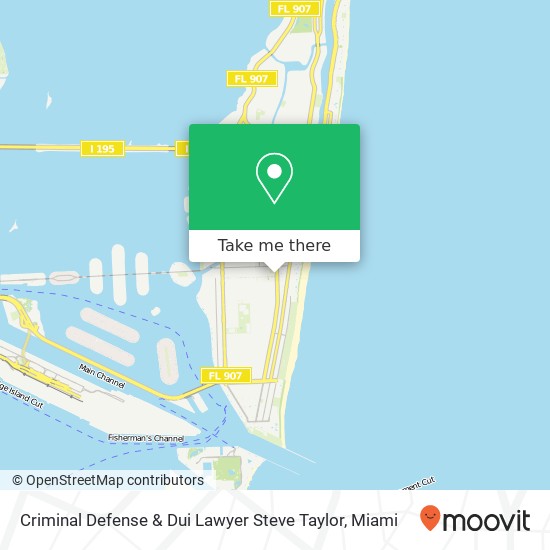 Criminal Defense & Dui Lawyer Steve Taylor map